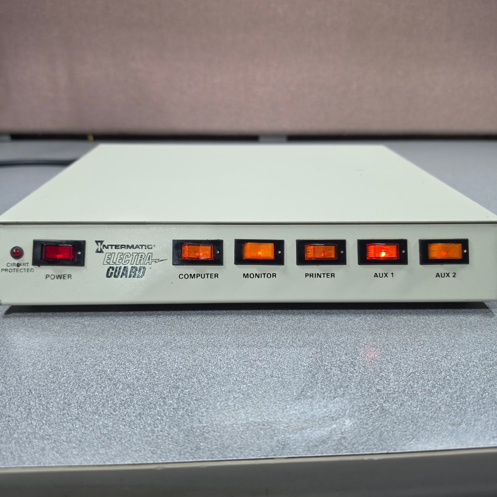 Intermatic Electra Guard Power Center 6-Outlet Surge Protector Vintage Works